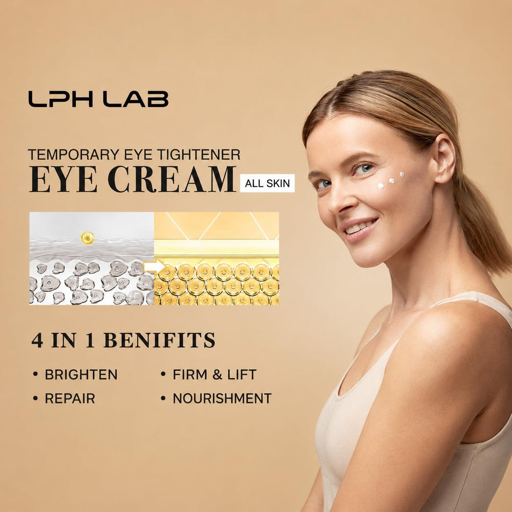 LPH LAB lifestyle image of a woman in her 50s using product before event