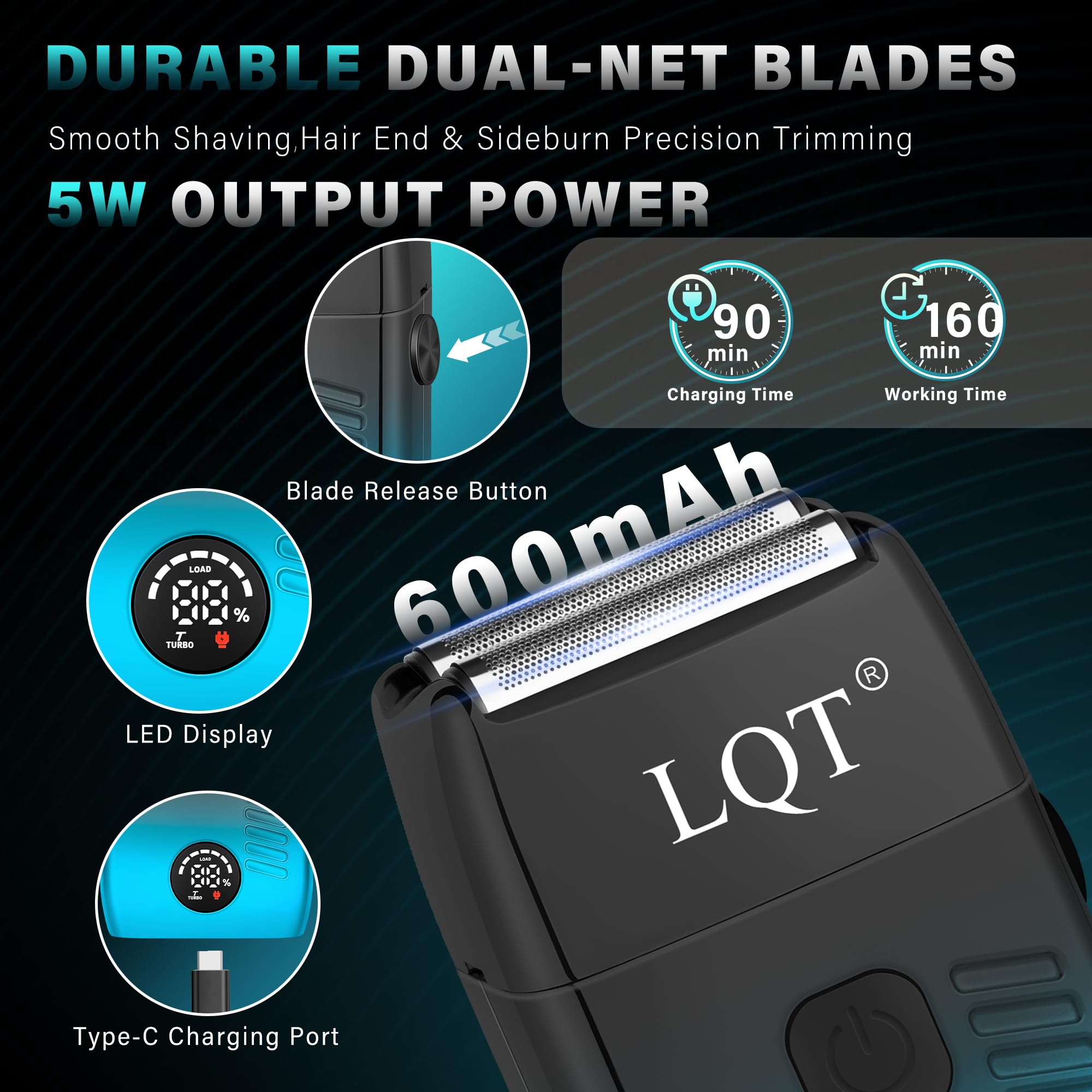 LQT nose trimmer in use for safe comfortable nostril grooming