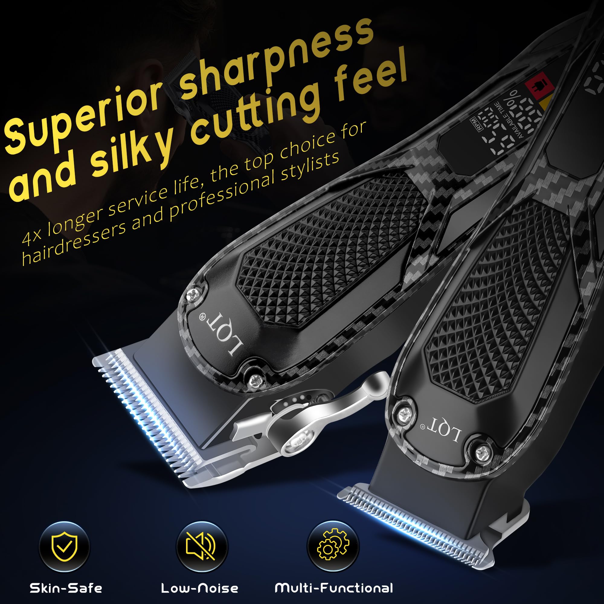 LQT T-shaped blade detail demonstrating sharp stainless-steel edge for precise trimming