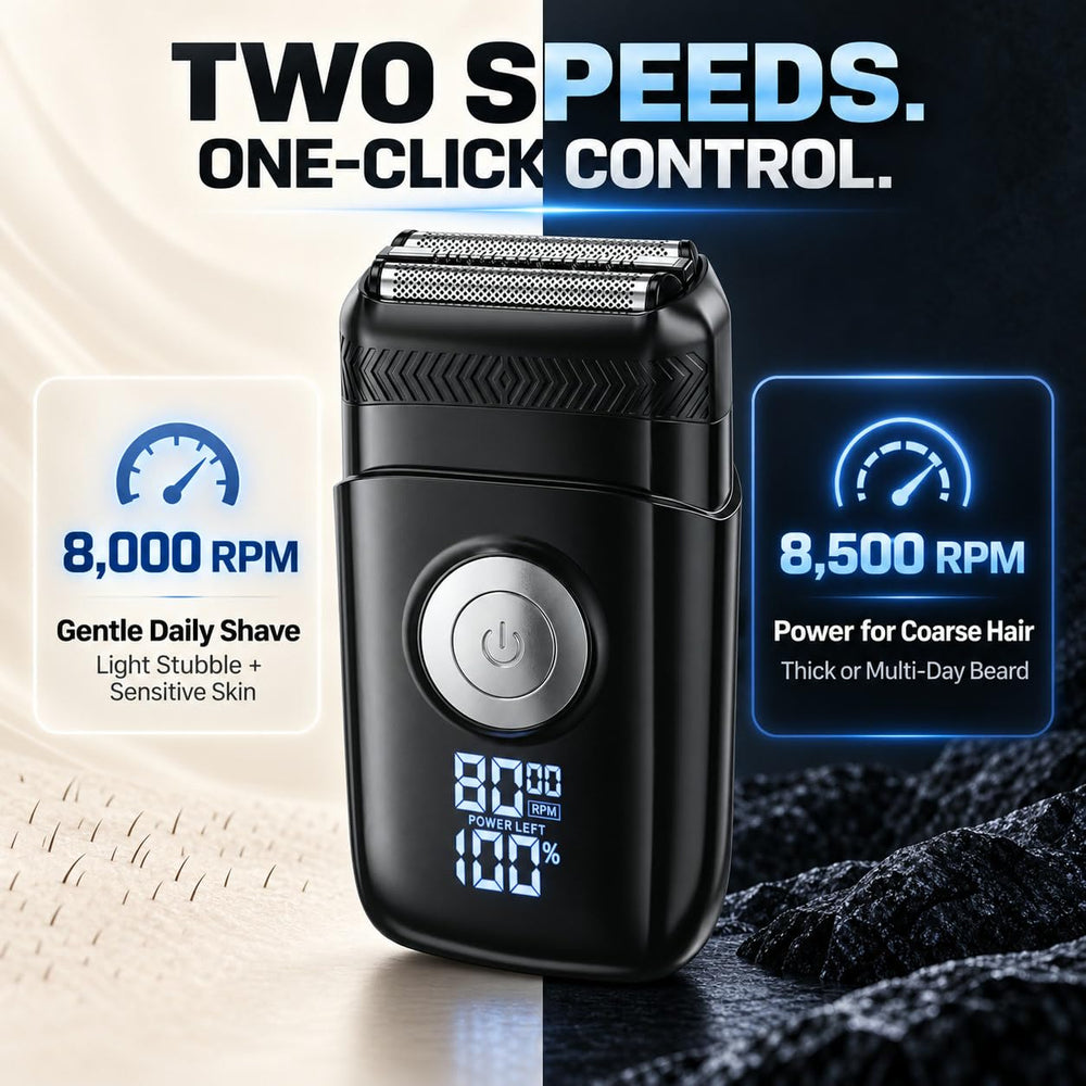 LUCESPERA LED display and power button, intuitive speed control and battery info