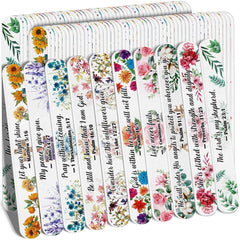 luck sea front packaging showing 52 emery boards and variety benefits gifting
