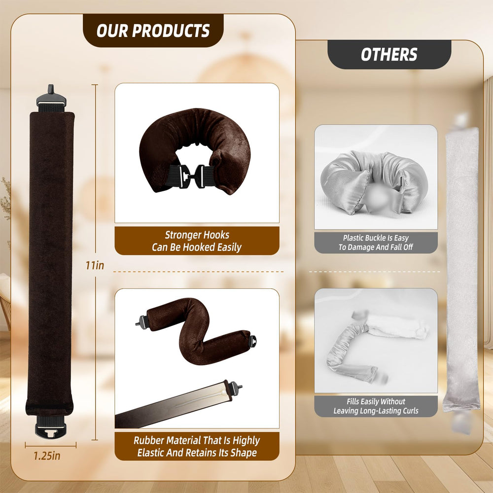 luckybear rods in hair overnight demo delivers heat-free curls and preserves hair health