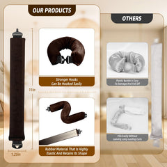 luckybear rods in hair overnight demo delivers heat-free curls and preserves hair health