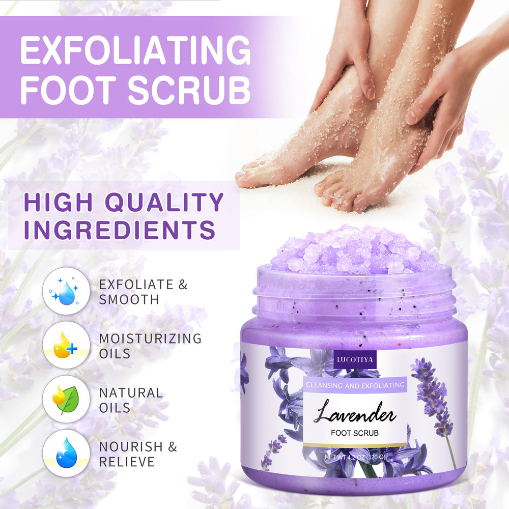 LUCOTIYA dual-sided foot file close-up showing coarse and fine grits for callus removal