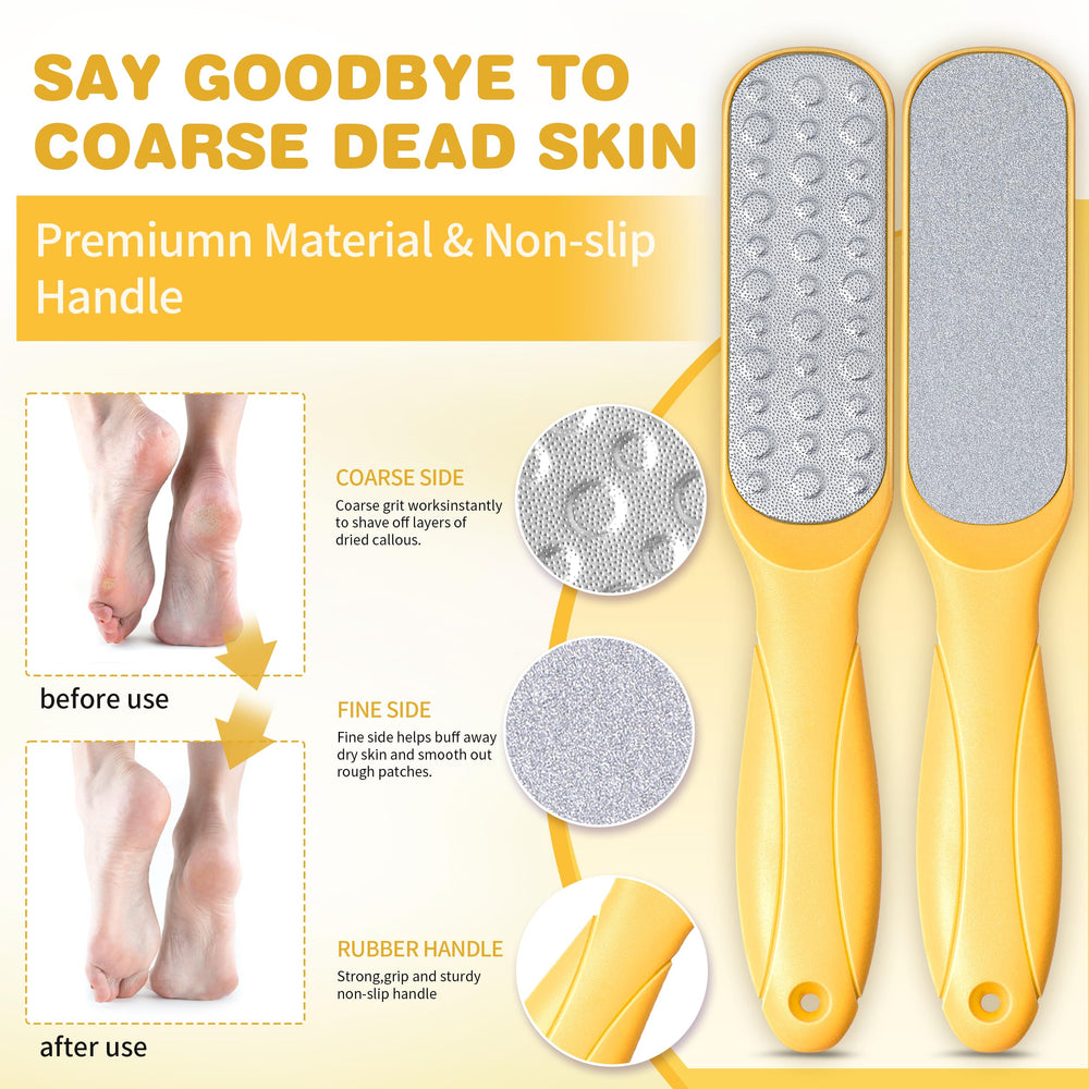 LUCOTIYA two-sided foot file detail for effective callus removal