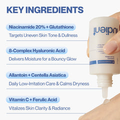 ludient texture droplet closeup highlighting lightweight hydration benefit