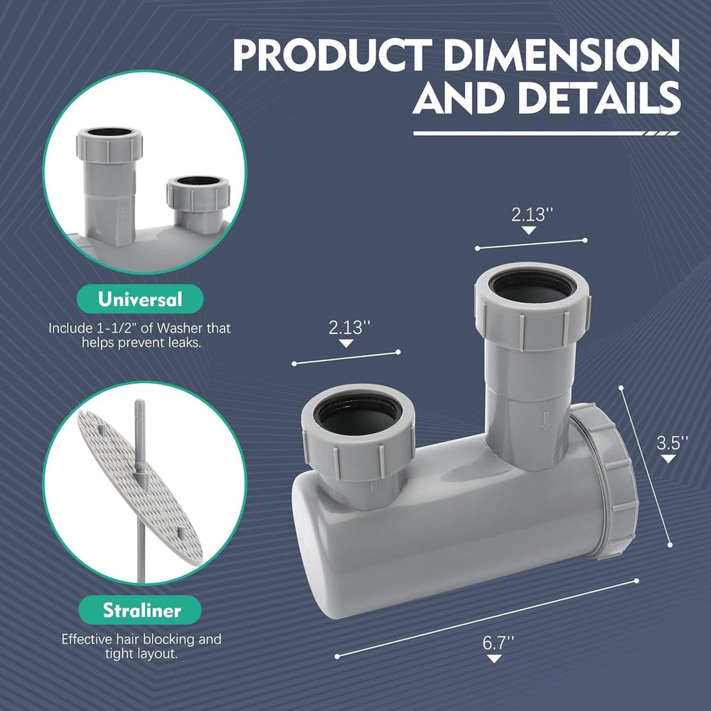 LukLoy installed under a salon shampoo bowl demonstrating easy plumbing replacement