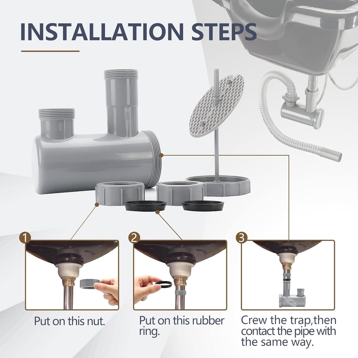 LukLoy top access to catch chamber showing simple cleaning and maintenance advantage