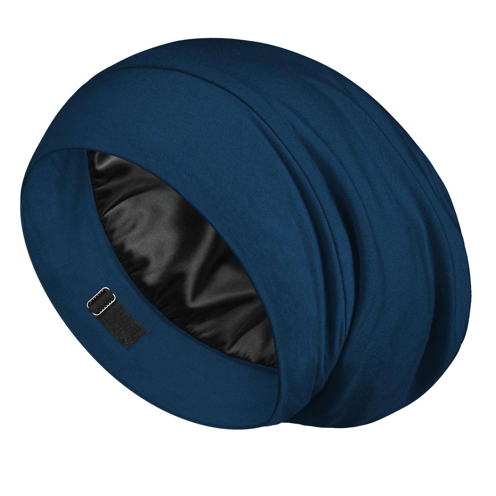 LULUSILK bonnet front packaging showing Bijou Blue color and neat box, benefits easy gifting
