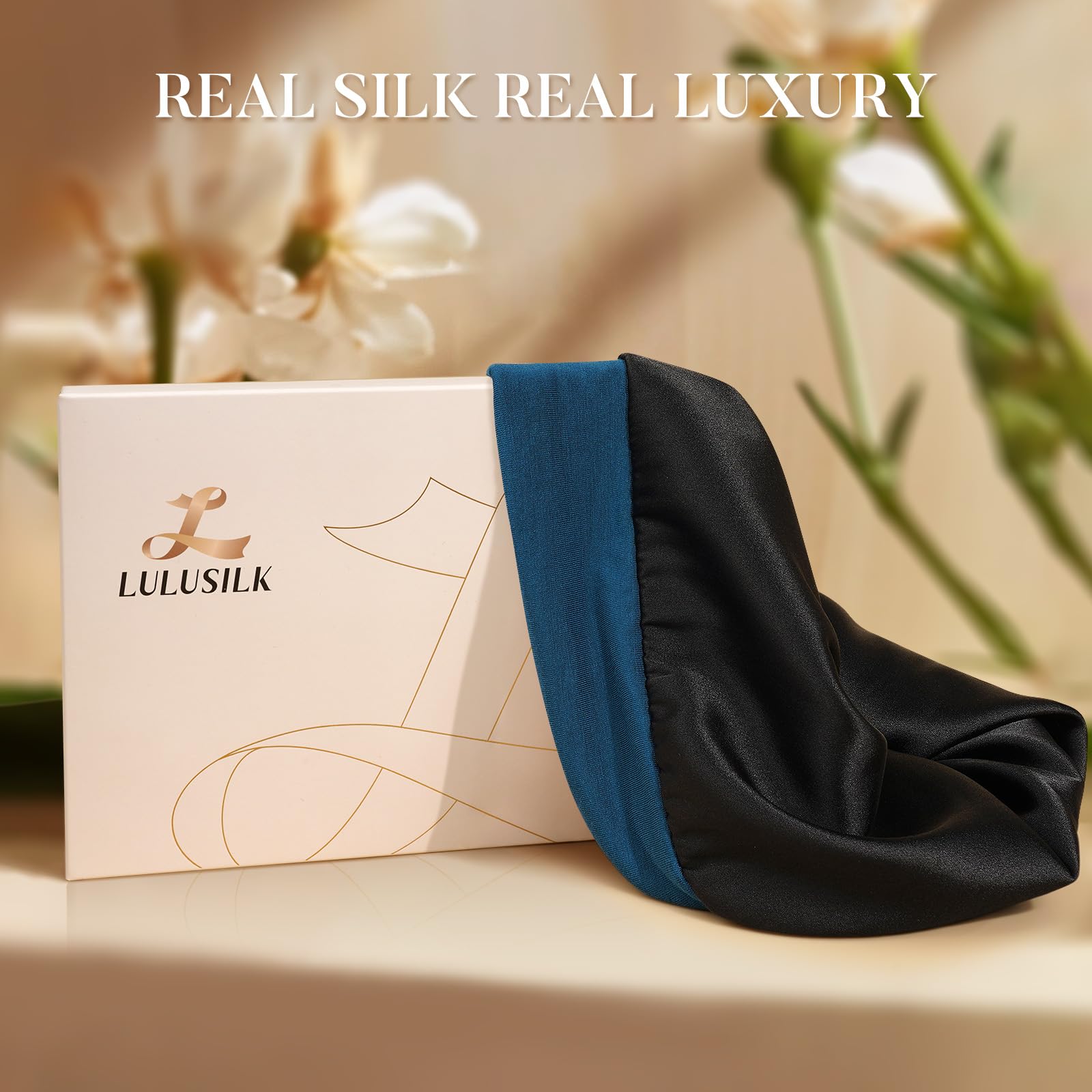 Gift-ready LULUSILK box with bonnet displayed to convey premium presentation benefit