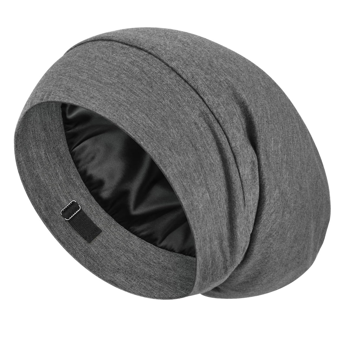 LULUSILK bonnet front view showing sleek shape and protective benefit