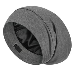 LULUSILK bonnet front view showing sleek shape and protective benefit