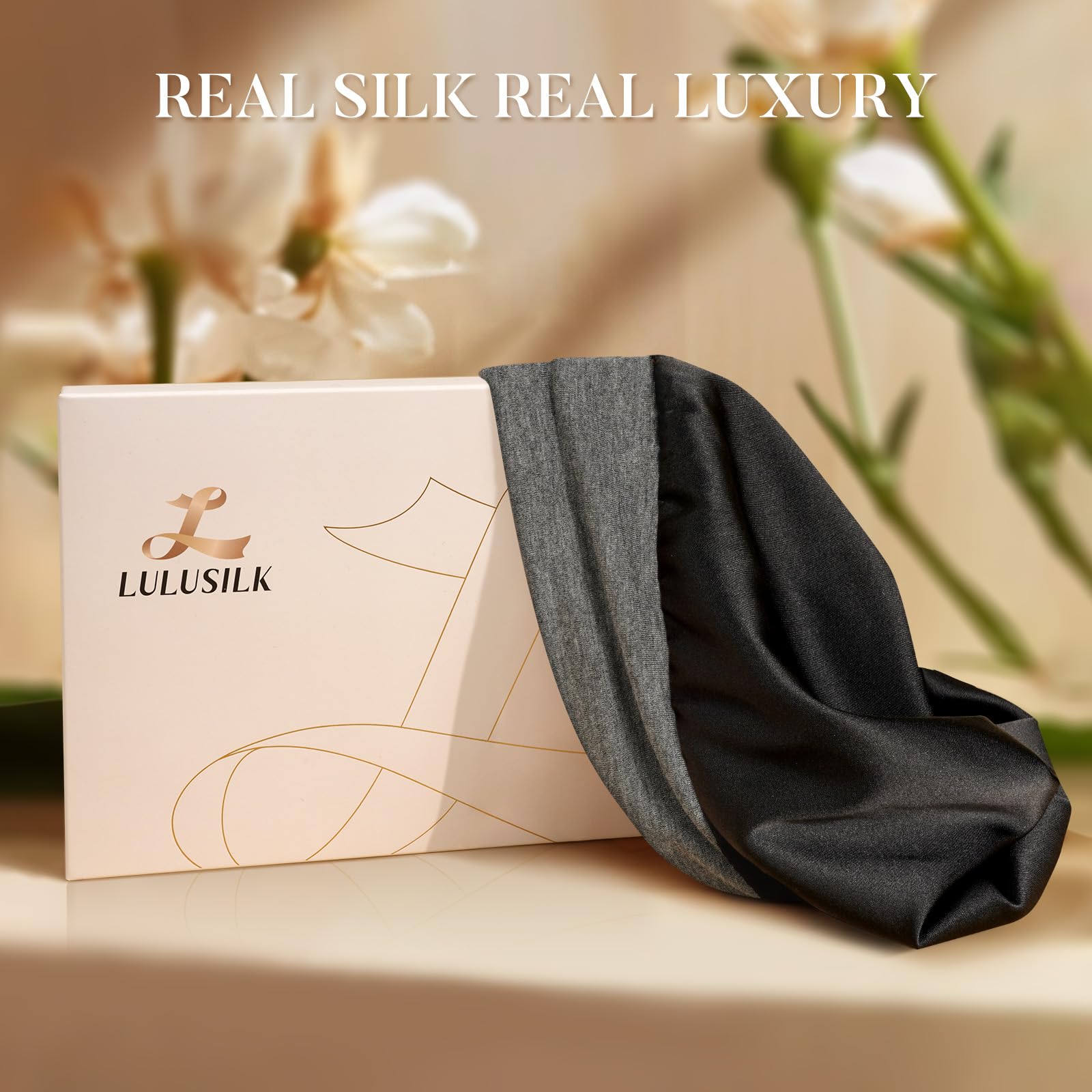 LULUSILK gift box presentation showing premium packaging ideal for gifting