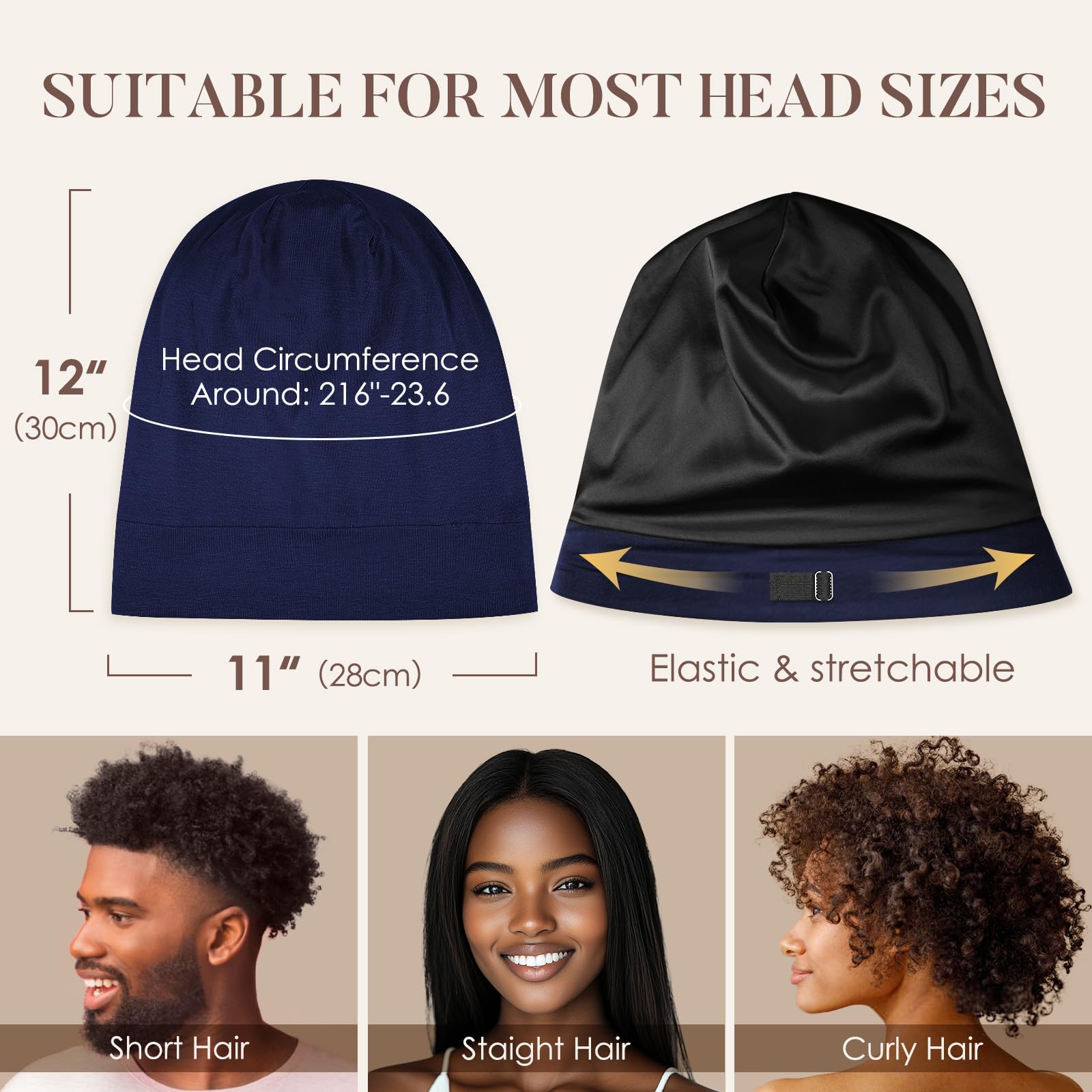 LULUSILK bonnet on model outdoors showing wearable style and versatility