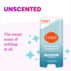 Lume applied to groin area demonstrating safe external use and targeted protection