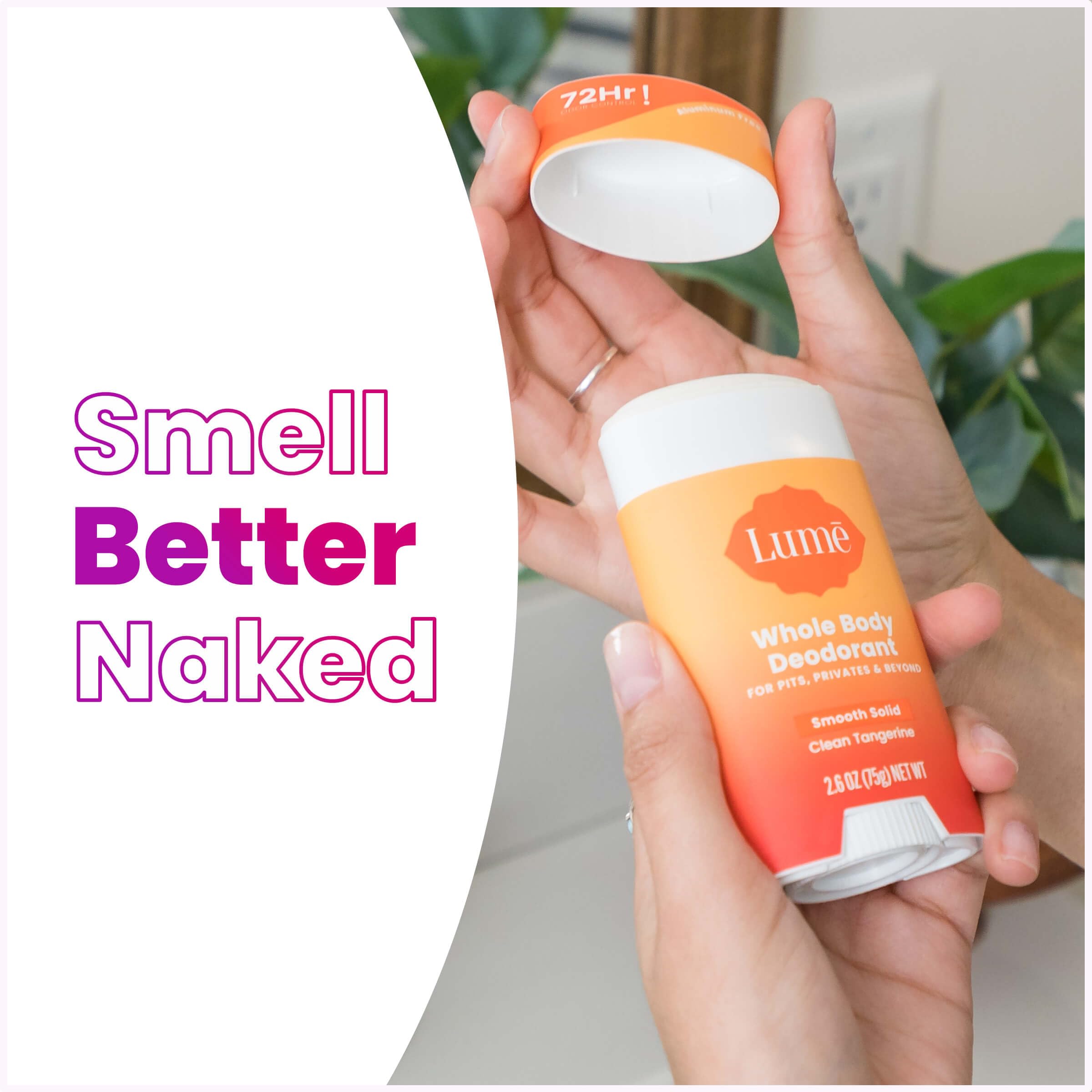 Lume clean tangerine pair box set layout emphasizing value and backup