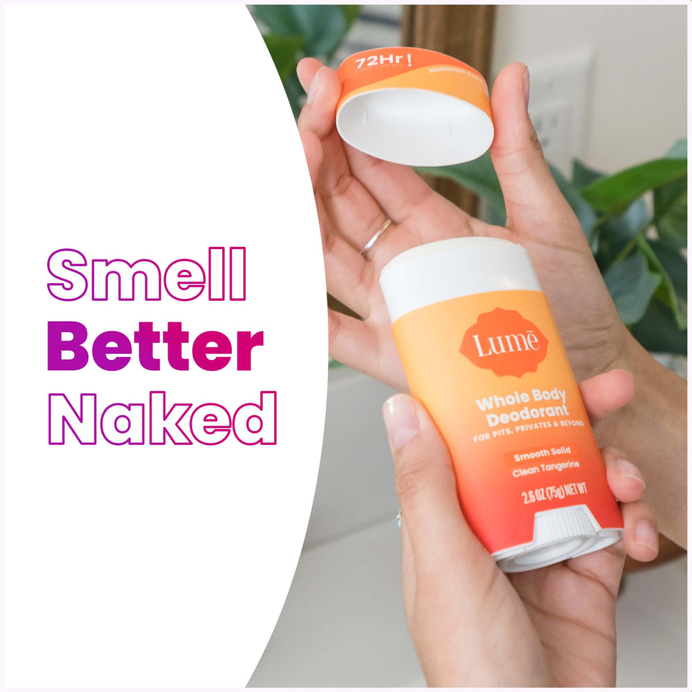 Lume clean tangerine pair box set layout emphasizing value and backup