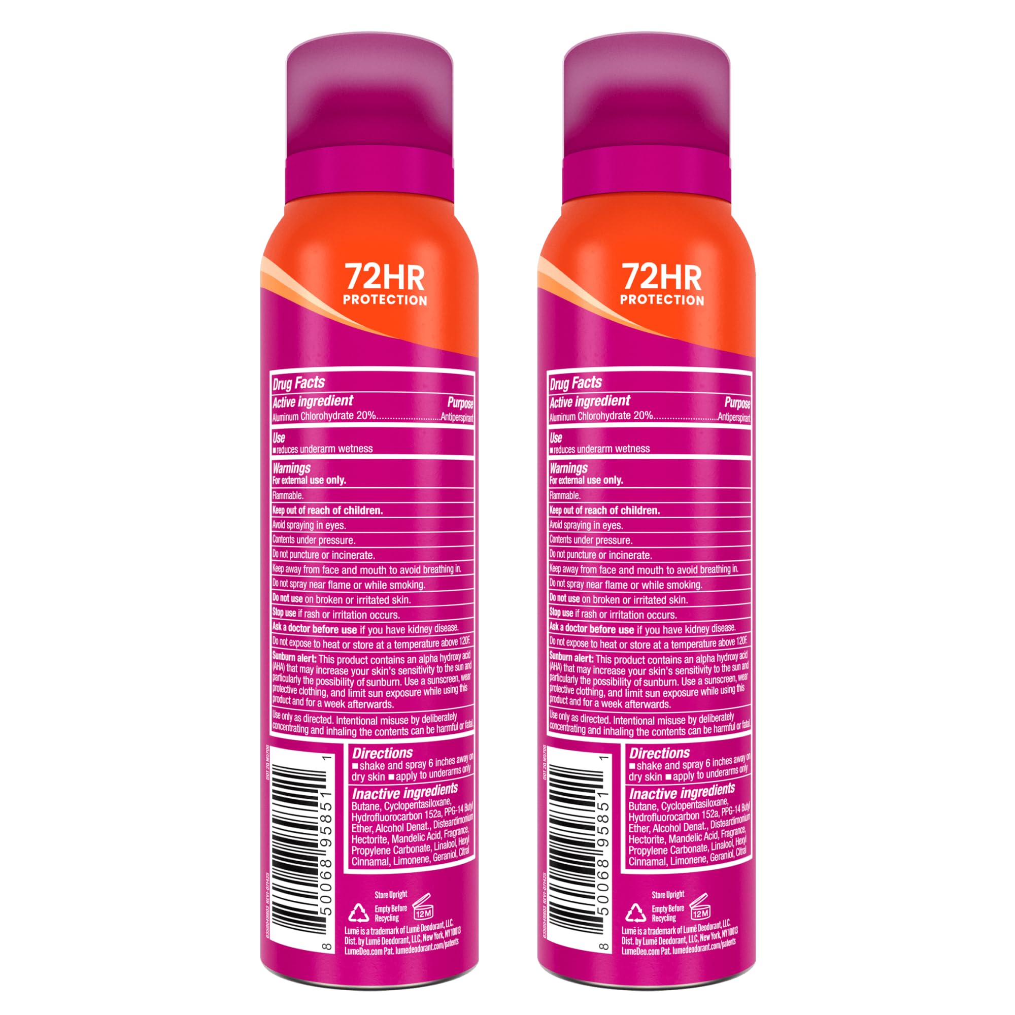 Visual of tangerine notes representing Lume scent profile and bright aroma