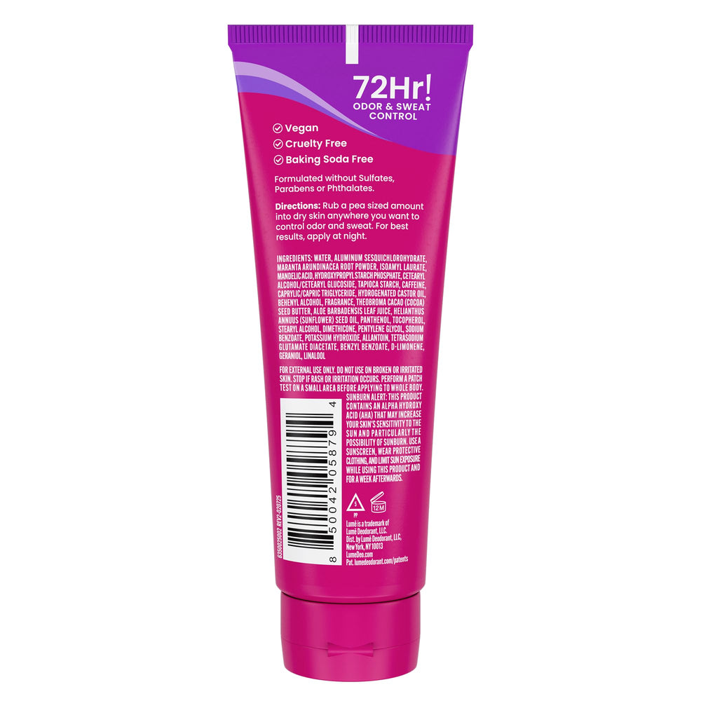 Lume tube on bathroom shelf in lifestyle scene showing everyday use benefit