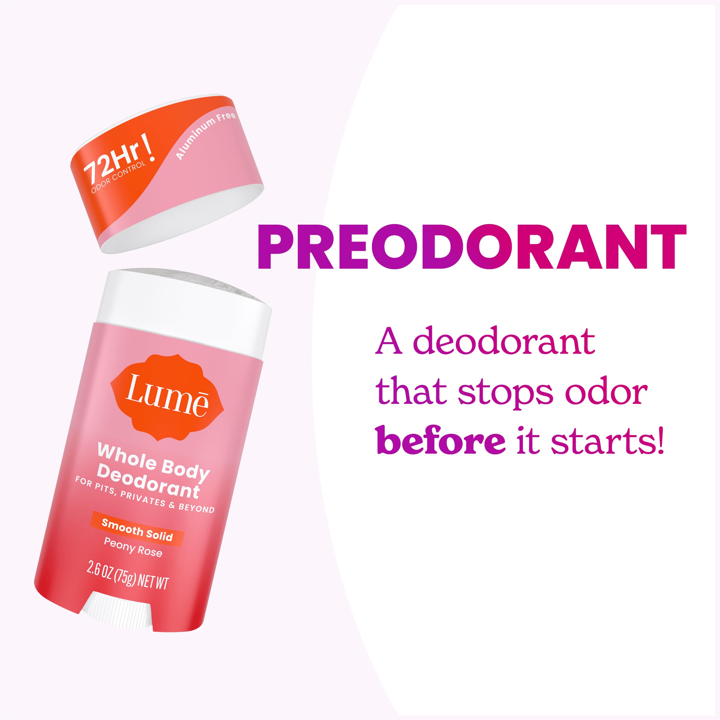 Applying Lume Peony Rose to bikini area showing gentle, sensitive-area benefit