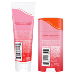 Lume tube close-up label highlighting ingredients and gentle benefit