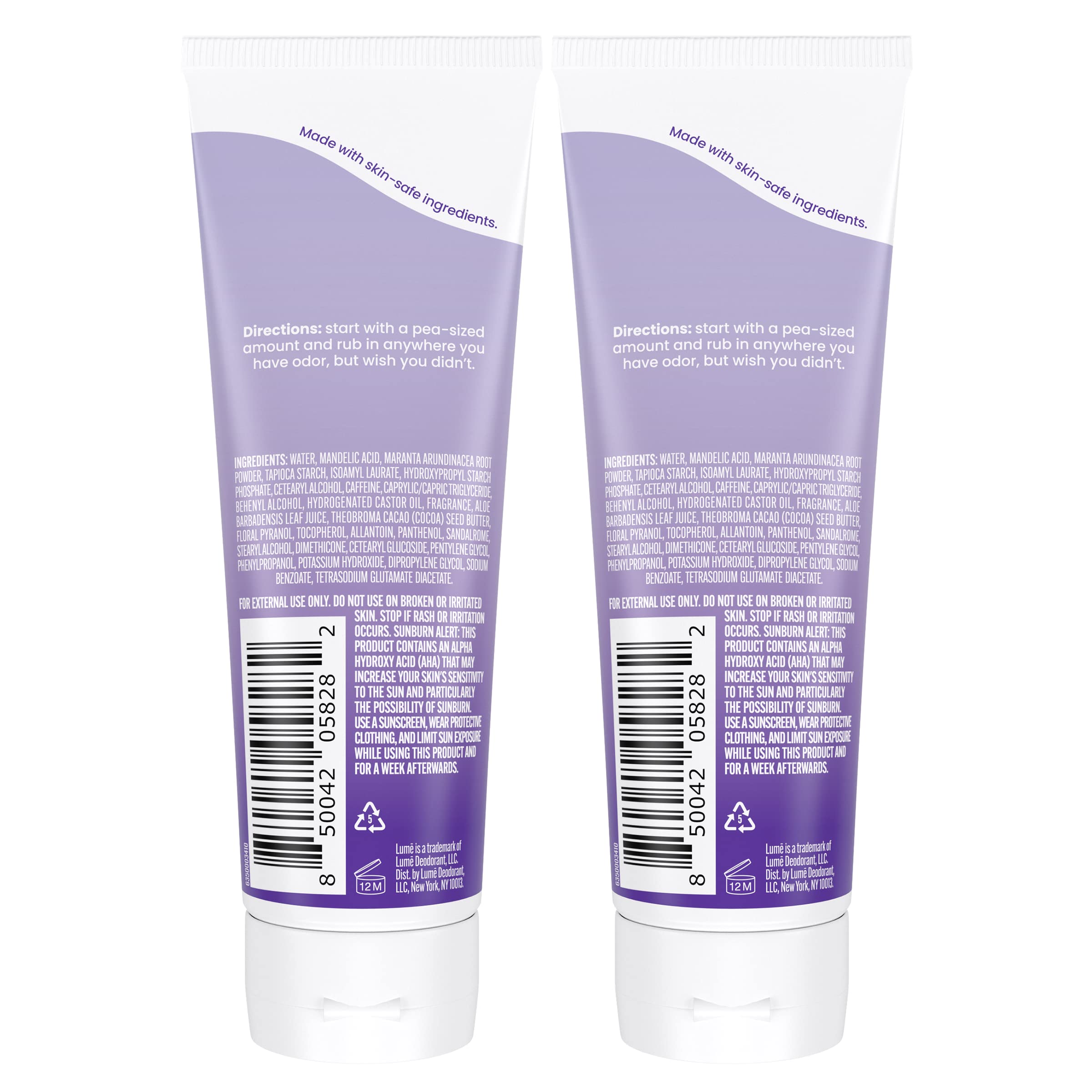 Lume soft powder texture close-up illustrating smooth absorbency benefit