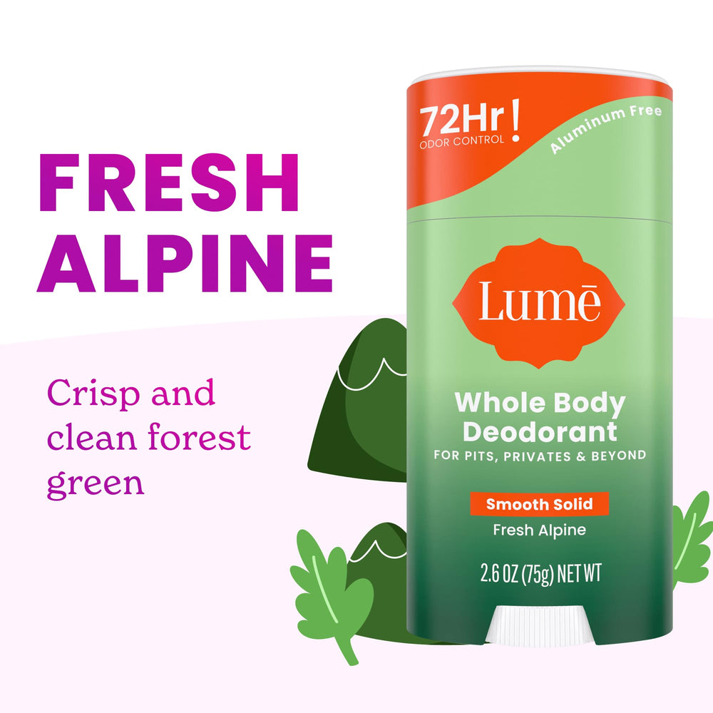 Lume solid stick inside a gym bag, demonstrating travel and post-workout freshness benefit