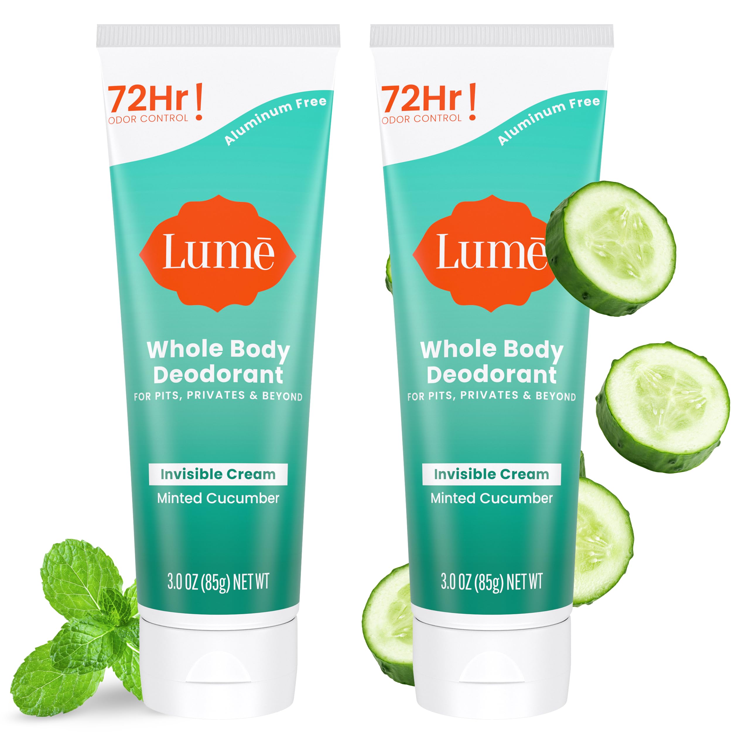 Lume front packaging showing product and fresh scent benefit
