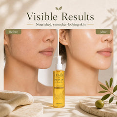 LumieQueen application on arm demonstrating smoothing and hydrating benefit