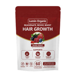 Lumin Organic front packaging showing bottle and branding for clear product identification and trust