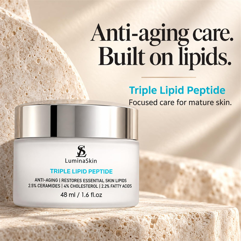 LuminaSkin creamy texture close-up demonstrating rich hydration benefit