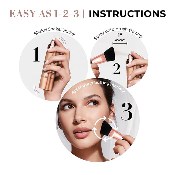 LUMINESS in a morning routine setting for quick, professional-looking results