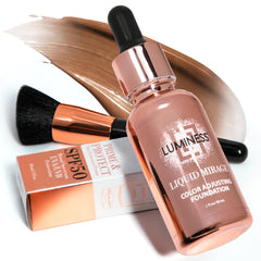 LUMINESS front packaging showing the three-piece kit and benefits