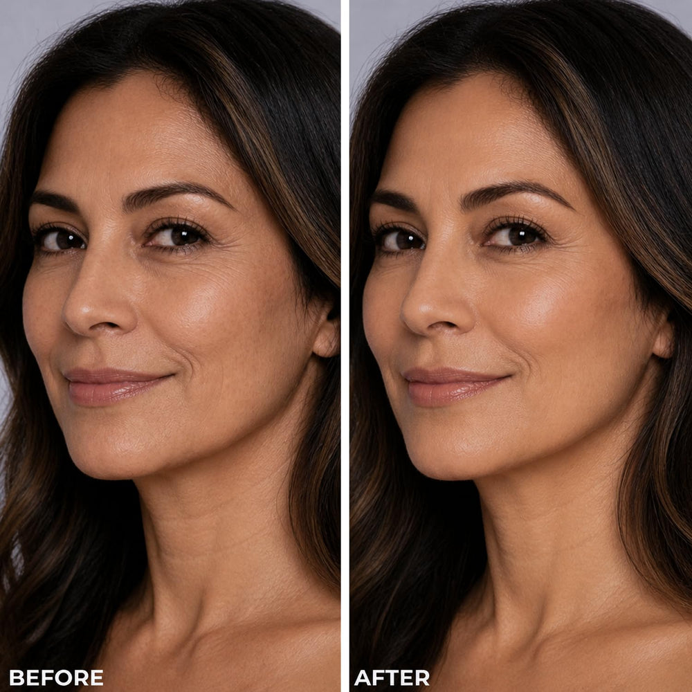 LUMINESS primer pump dispensing SPF 50 with smooth finish