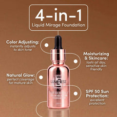 LUMINESS angled buffing brush close detail for smooth, streak-free blending