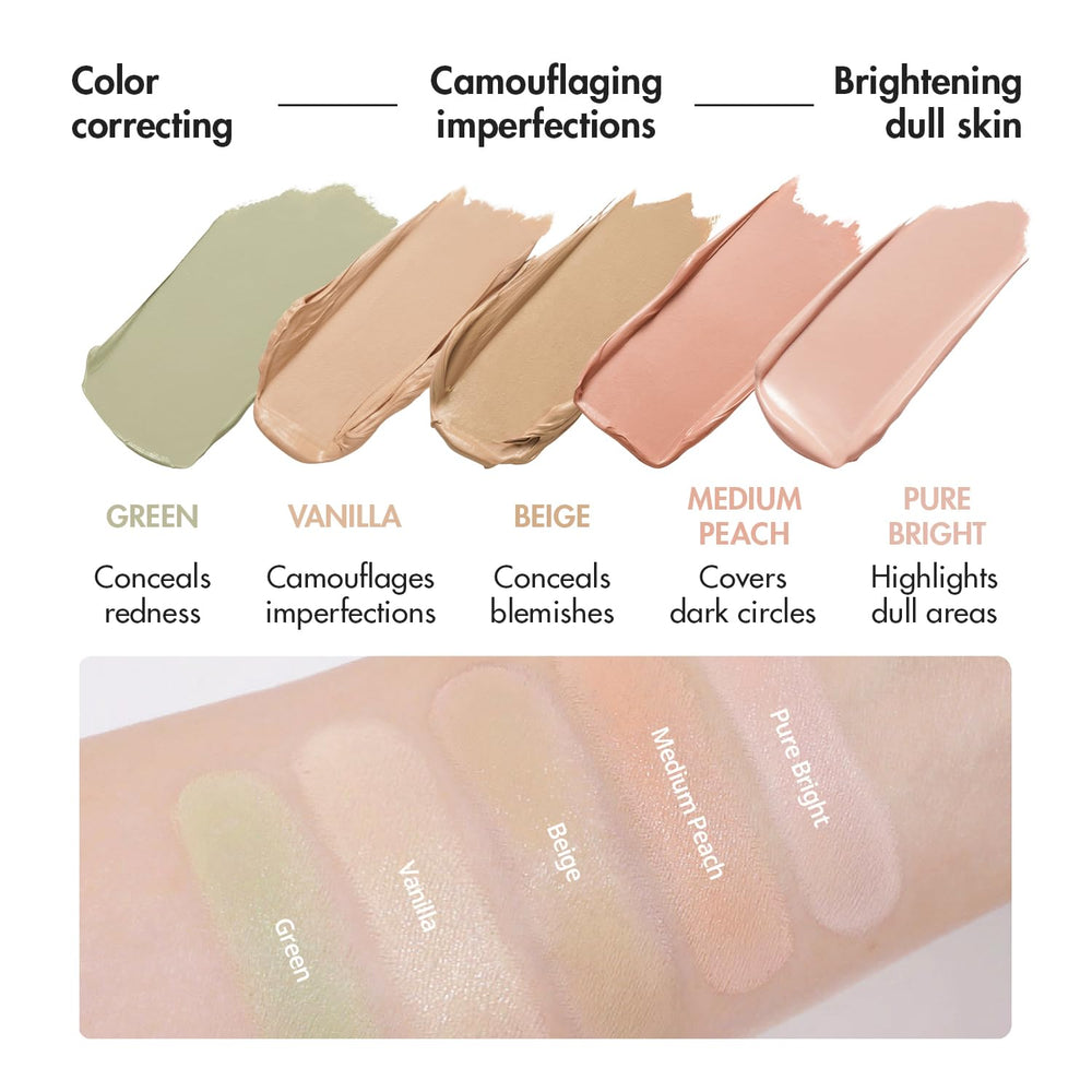 LUNA close-up of cream-to-powder texture demonstrating smooth blendability