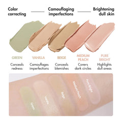 LUNA close-up of cream-to-powder texture demonstrating smooth blendability