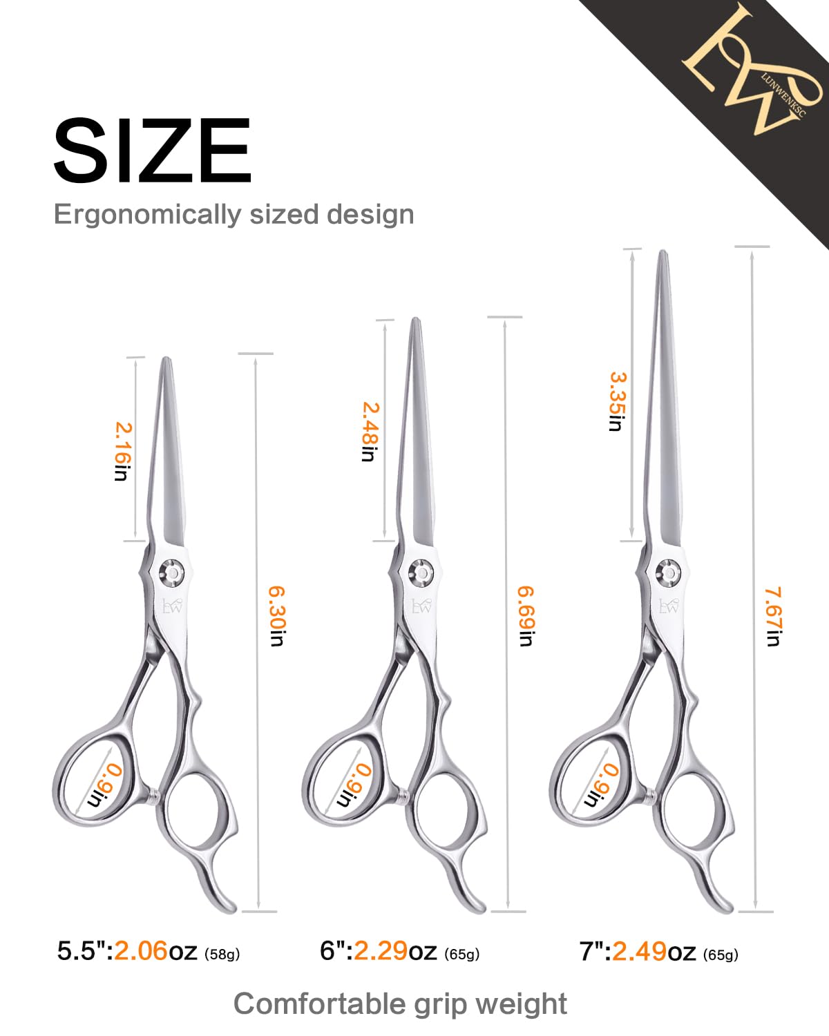 Lunwenksc size comparison next to ruler showing compact 6-inch length
