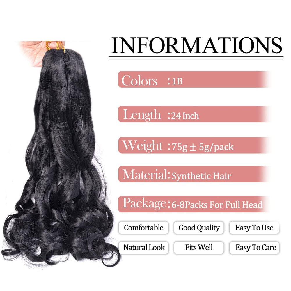 Luoyudu close-up of loose wavy curls showing soft texture for natural-looking styles