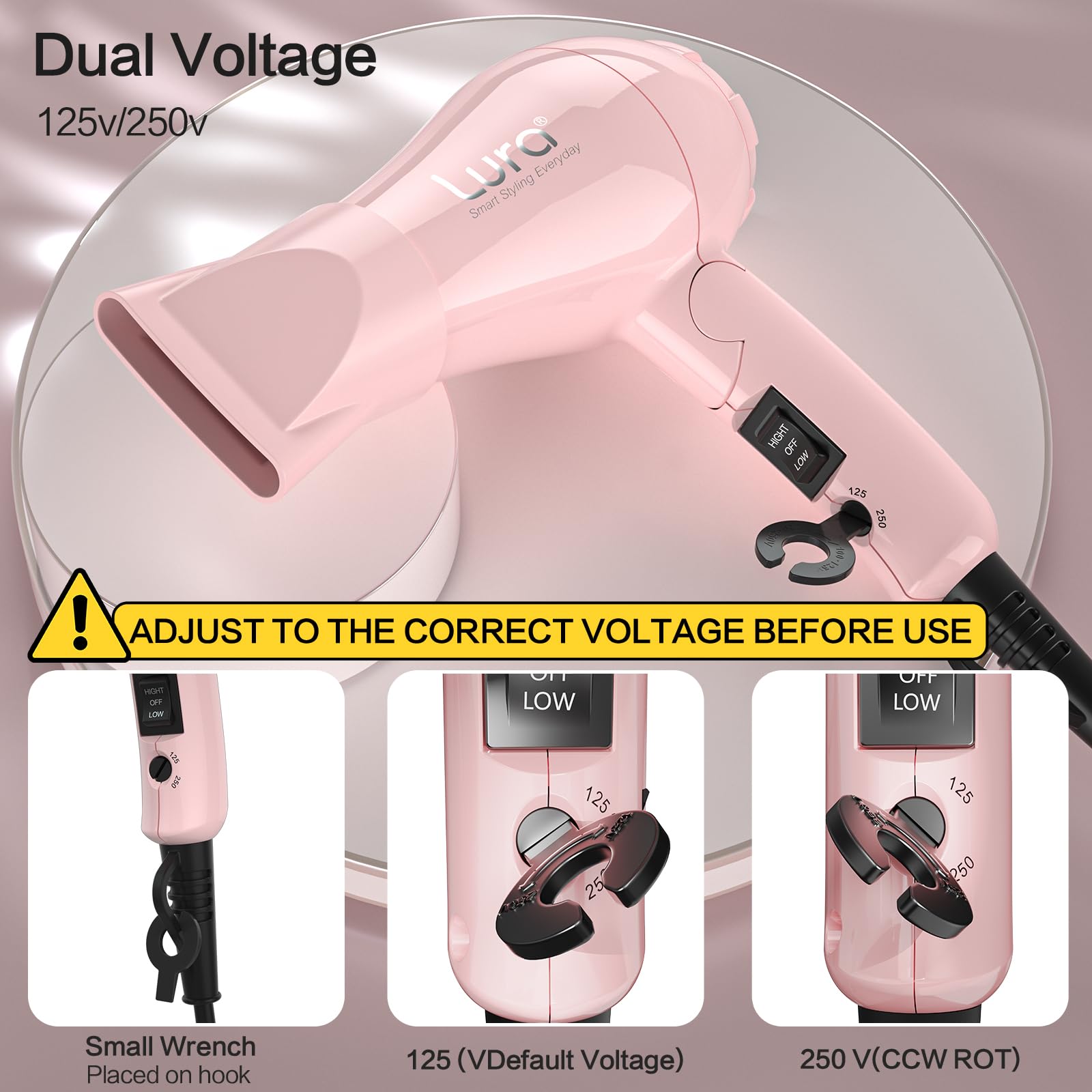 LURA concentrator nozzle close-up for precise styling and smoother finishes