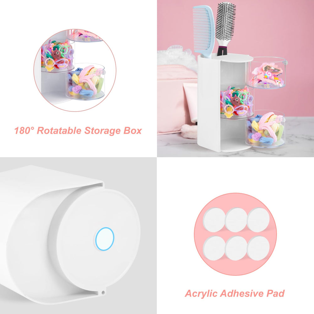 luscinia on vanity holding tools and accessories for tidy presentation