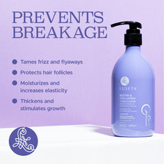 Luseta back label ingredients list clear view for ingredient transparency