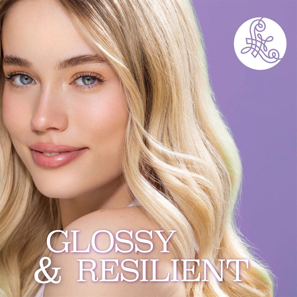 Luseta label detail highlighting biotin and collagen ingredients and use