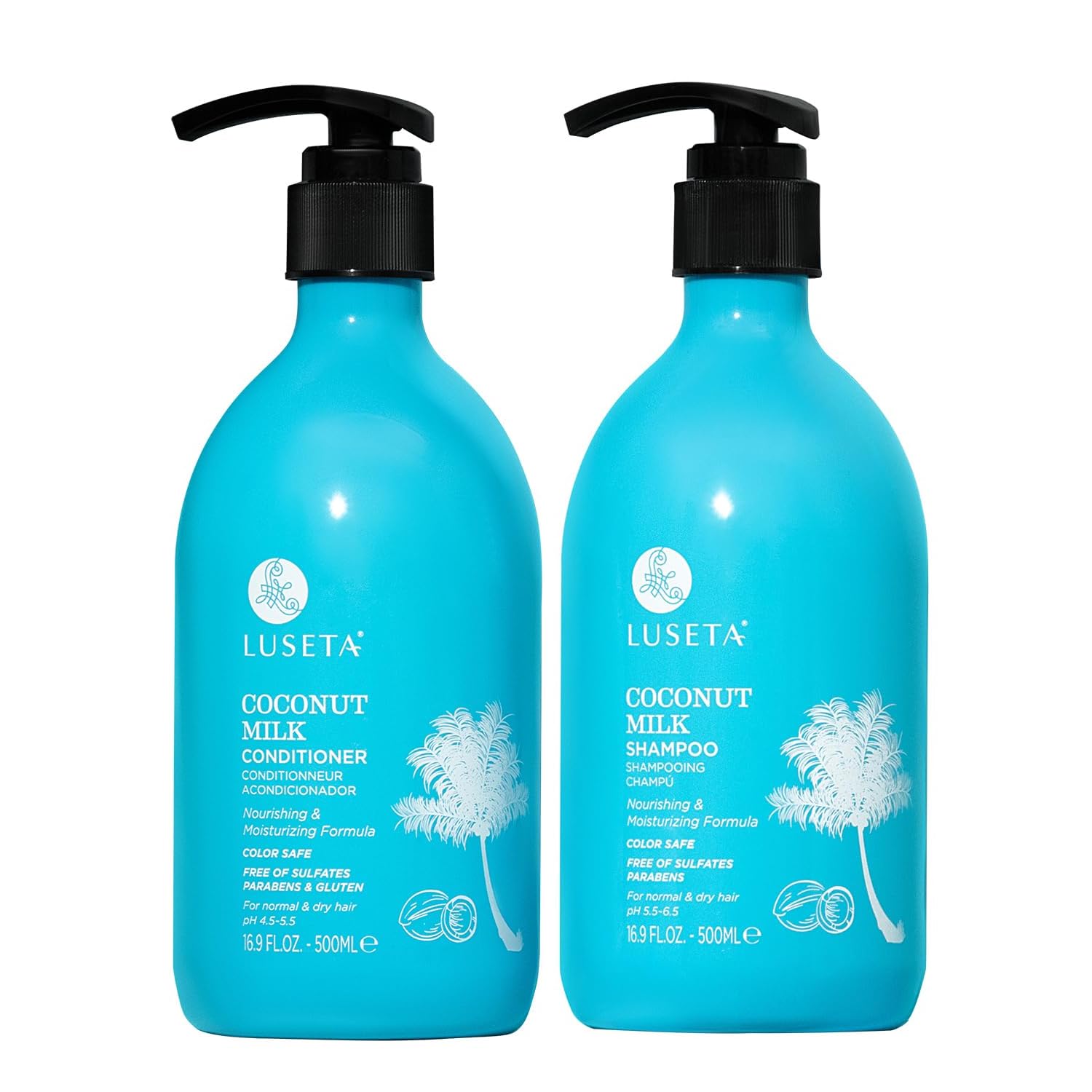 Luseta front packaging showing duo bottles and benefits