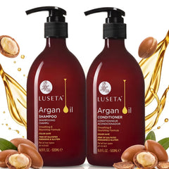 Luseta front packaging showing both bottles and clear product benefits