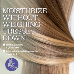 Luseta foamy shampoo dispense demonstrating gentle lather and easy application