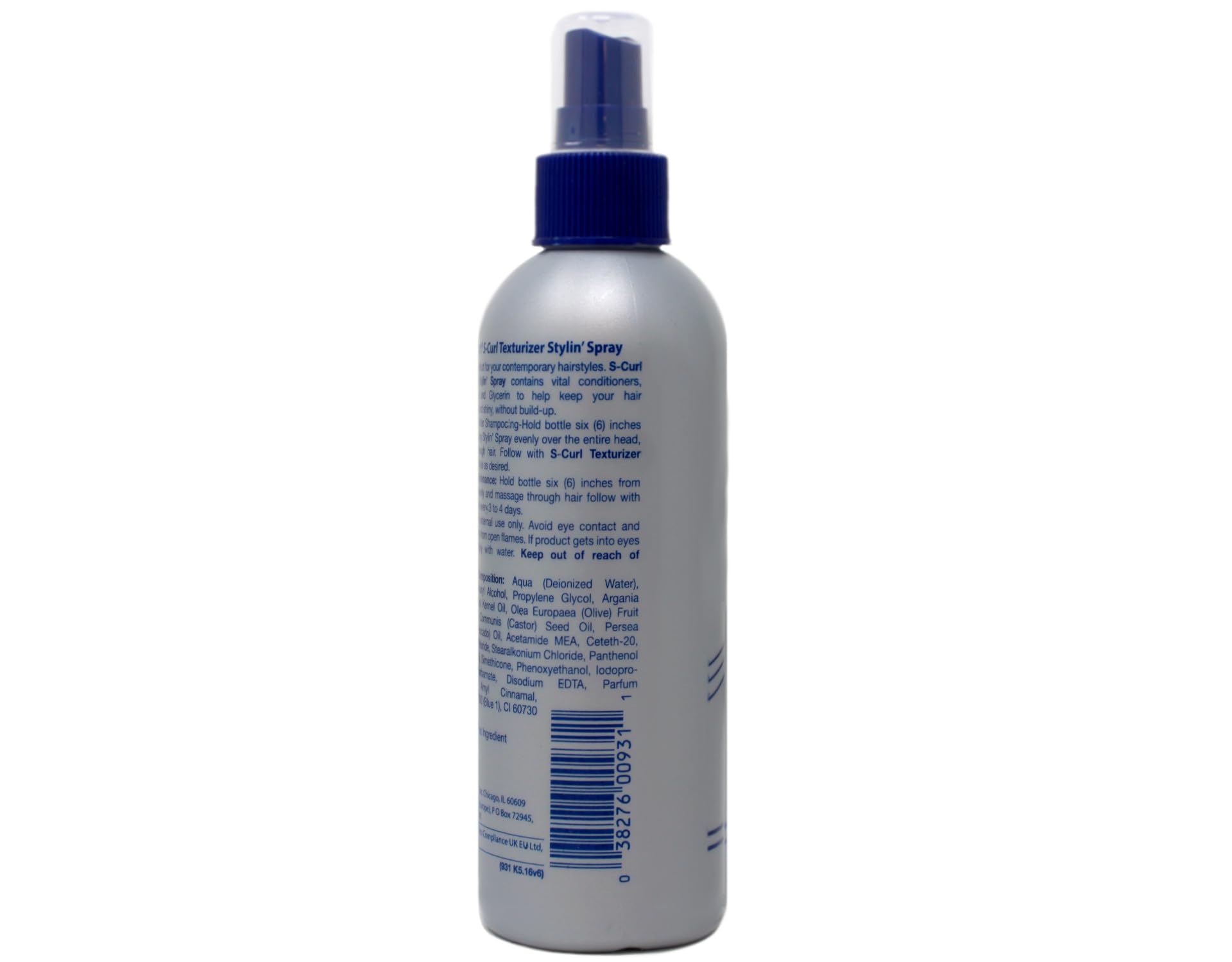 Luster's in-use refreshing curls demonstrating frizz control benefit