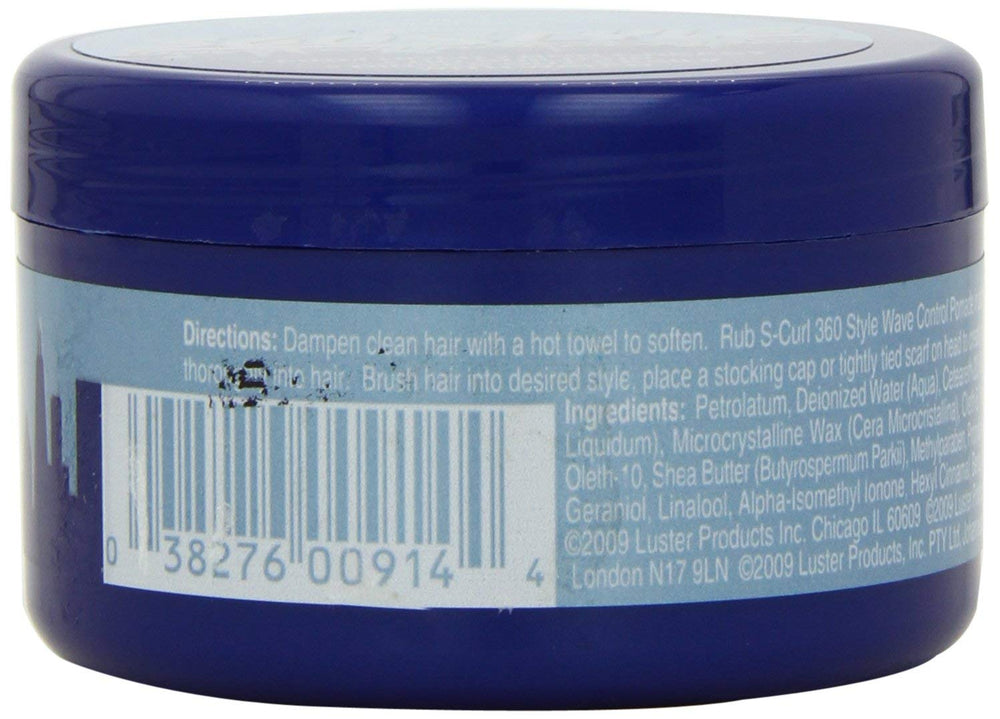 Luster's S-Curl during brushing showing enhanced wave definition benefit