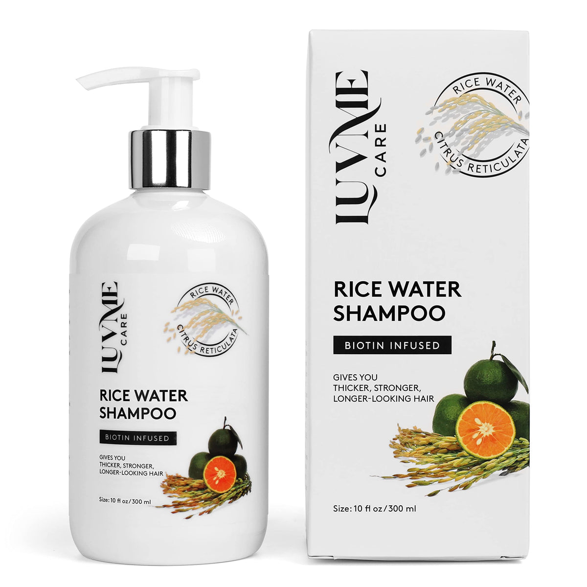 Luv Me Care front packaging showing product benefits and 10 fl oz size