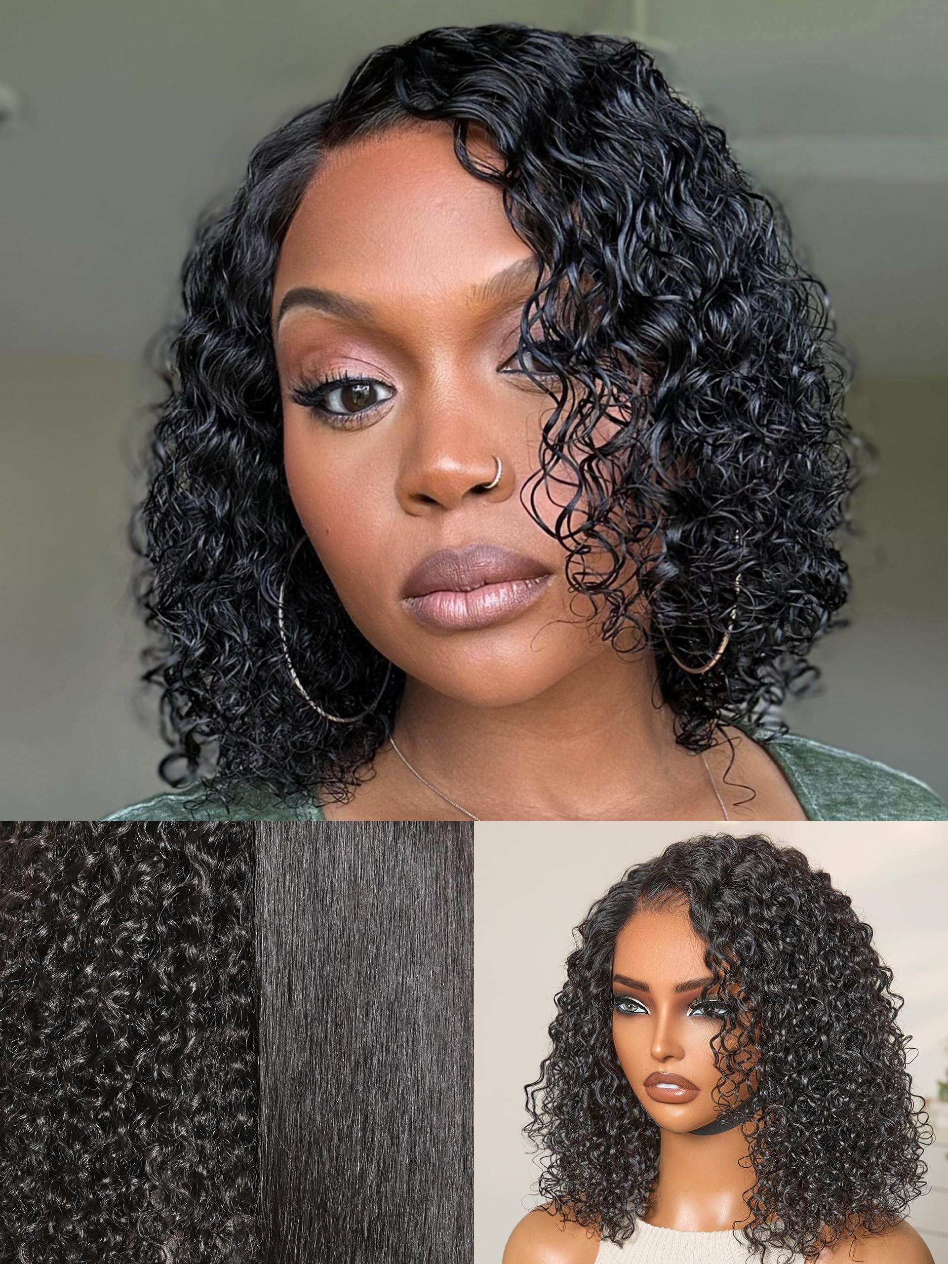 LUVME front packaging showing water wave bob and quick styling benefit